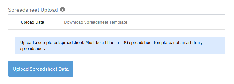 Screencap showing the Download Spreadsheet tab